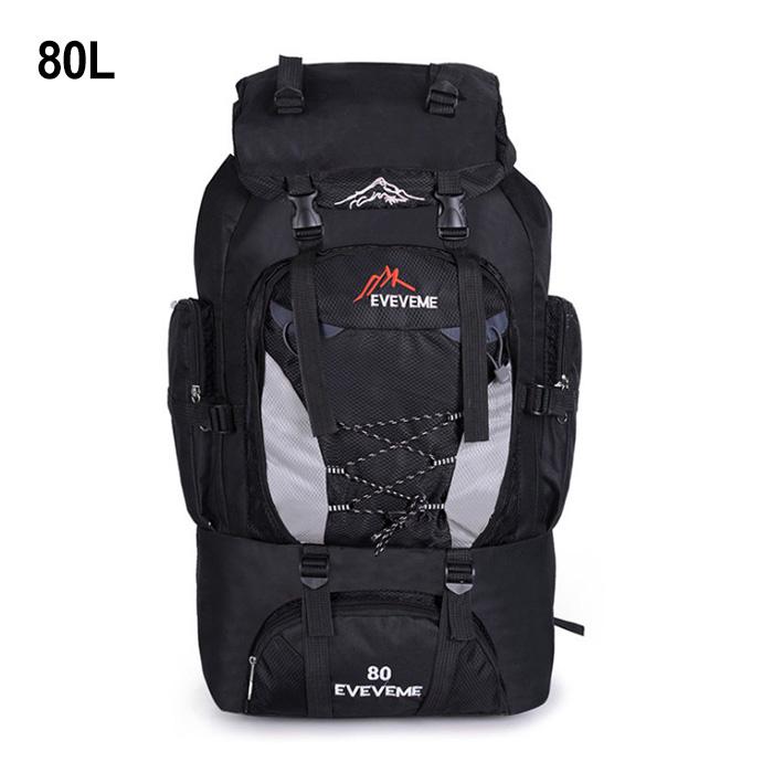 90L 80L Reisetasche Camping Rucksack Wandern Armee Klettern Taschen Bergsteigen Große Kapazität Sport Tasche Outdoor Militär XA857WA
