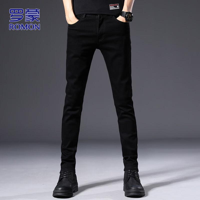ROMON Men's Slim Fit Stretch Denim Jeans