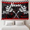 Custom Name Racing Print Tapestry, Backdrop, Easy Setup, Ideal for Bedroom, Office & Living Room, with Aesthetic Wall Hanging Decor.