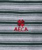 AECA Stripe Half Sleeve Tee-Green