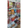 Double-Sided Multi-Layer Display Shelf for Snack Shops