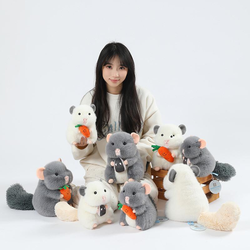 Hamster Cartoon Plush Toy Cute Animal Doll Room Decoration Children Holiday Gift