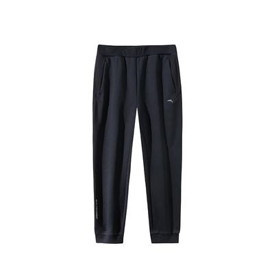 Calças Esportivas Tricotadas Versáteis Confortáveis da Moda Calças Femininas Preto 162447346RS-1
