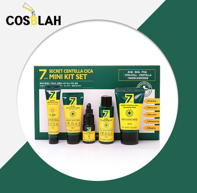 

[MAY ISLAND] 7Days Secret Centella Cica Mini Kit Set