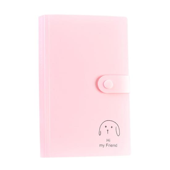 

Jewelry Storage Book 120 Compartments Clip on Button Closure Clear Print Oblong Shape Necklace Earring Ring Jewelry Display Holder Household Stuff 120pcs