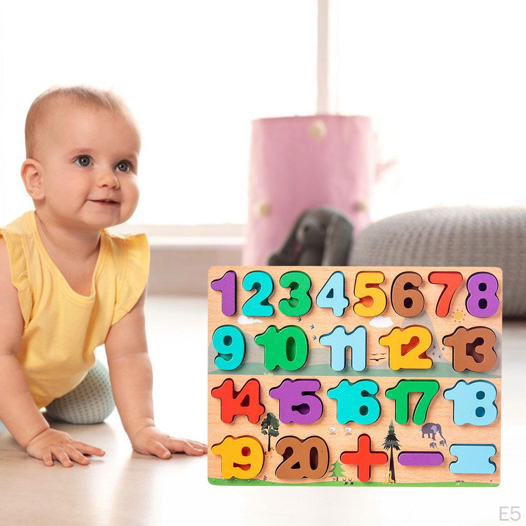 Colorful Wooden Puzzle Set for Kids Ages 3 and Up - Perfect Gift Learning Play
