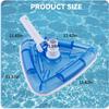 Swimming pool sewage suction head forHayward transparent triangle