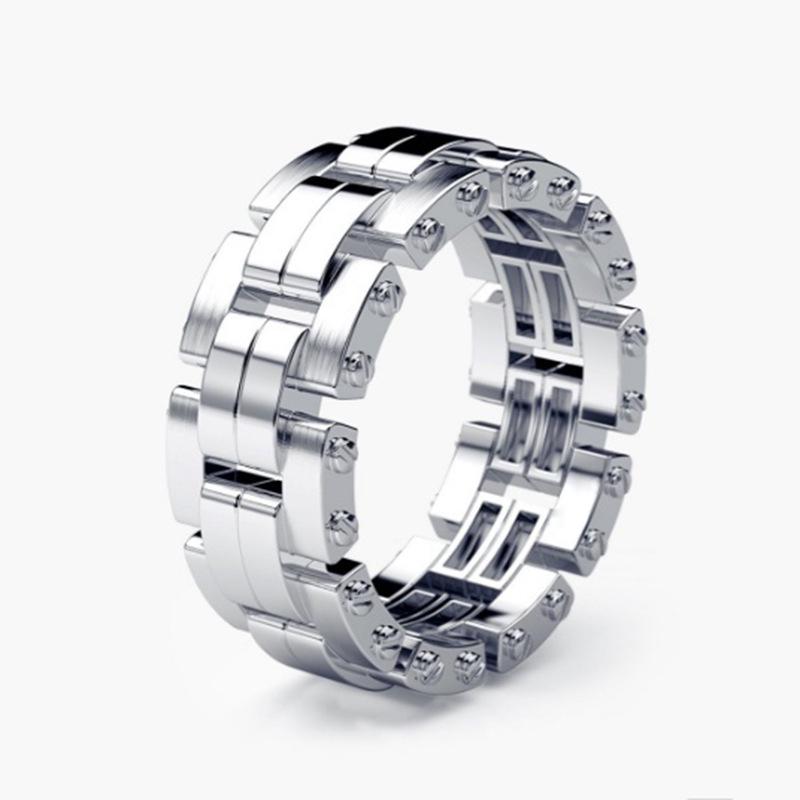 Mei Mary Creative gold-plated diamond ring - fashionable ring for men and women