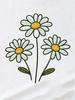 Boho Floral Print TShirt for Women Harajuku Short Sleeve Casual Womens Tshirt Clothing Street Tops Tees Aesthetic Clothes