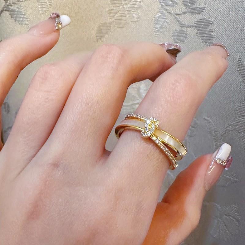 Schmetterling Emaille Bunter Ring für Frauen Verstellbares Offenes Design Einzigartiger und Schicker Schmuck