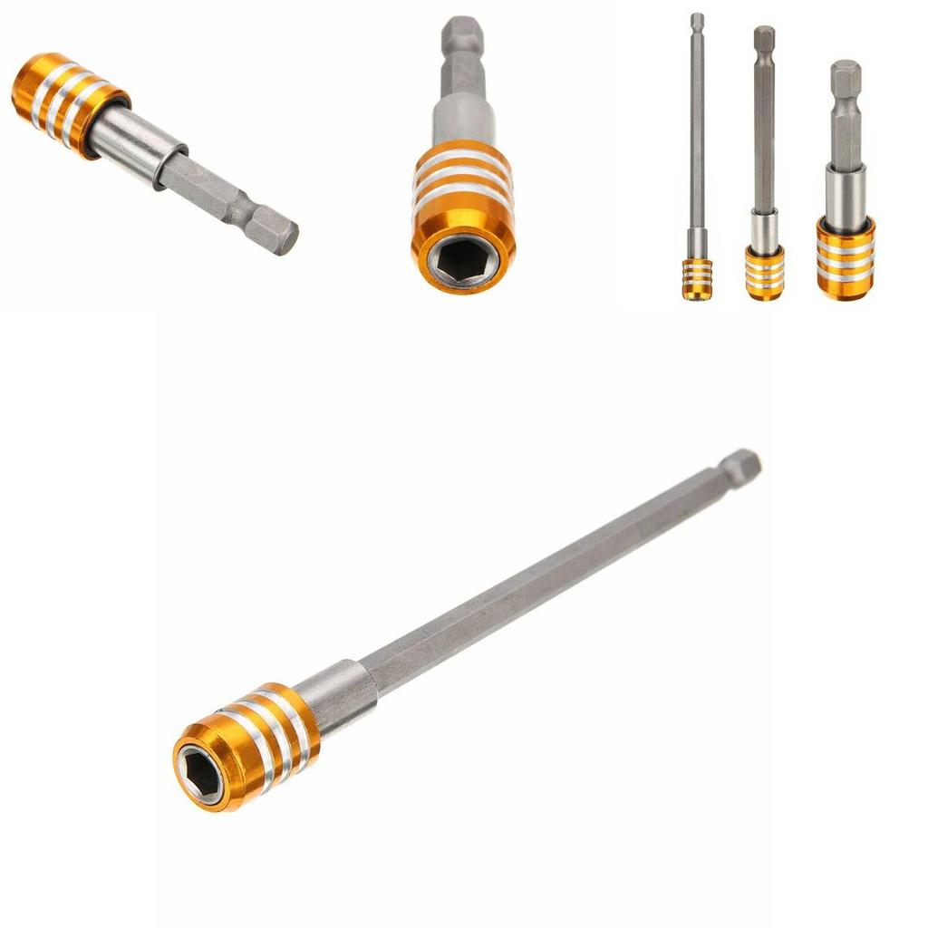 3pcs 14" Hex Shank Magnetic Screwdriver Quick Release Extension Holder Set Bit