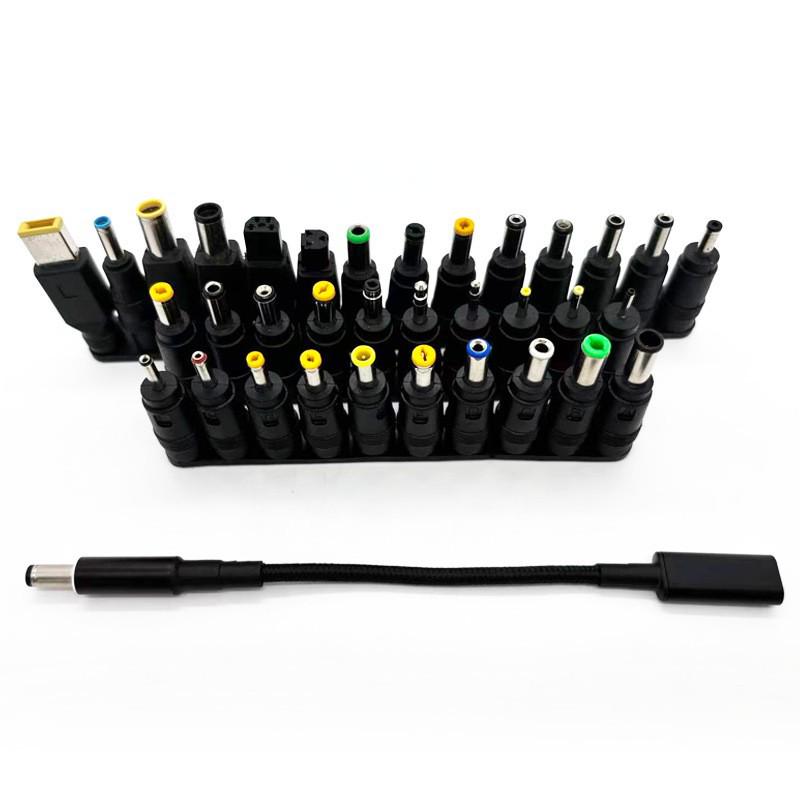 100W PD Fast Charging Cable USB-C to DC 5.5mm Adapter for Universal Laptops