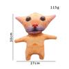 Cartoon Yellow Cat Plush Toys Home Decor Stuffed Cat Doll Creative Cat Pillow Doll  Room Decoration