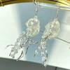 Fashion Jellyfish Tassels Drop Earrings Temperament Dangle Earrings Elegant Pendant Earring Party Jewelry Charm Earring