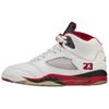 Air 5 Retro Fire Red 2025 Unisex Sneakers White Black HQ7978-101