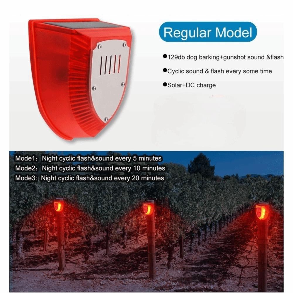 Lampade Solari a Energia Solare Multifunzione Ricarica Solare Allarme Sirena di Allarme di Sicurezza Sicurezza Domestica