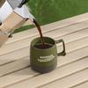 Camping Cup Non-Slip Grip Large Capacity With Lid Outdoor Camping Mugs Coffee Cups For Travel Hiking Backpacking Fishing