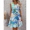 Sleeveless Dress Women's Dress Summer Casual Wear Women's Tank Top Dress