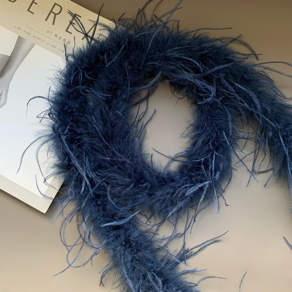 Colored Feather Strips, Ostrich Hair, Top Strips, Dance Costumes DIY Decorative Materials, Clothing Accessories