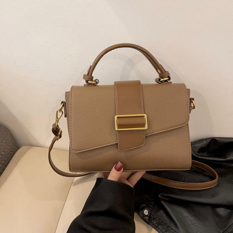 Fashion women's bags New simple and atmospheric shoulder bags Large capacity high-end sense versatile diagonal span handbags