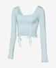 Grande Line String Shirred Long Sleeve