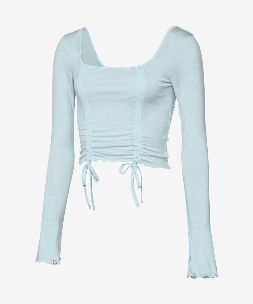 Grande Line String Shirred Long Sleeve