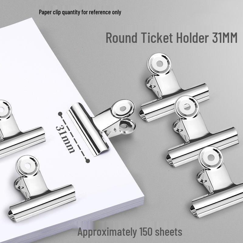 Stainless Steel Multifunctional Butterfly Clip for Drawing Boards and Files