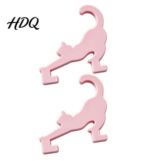 Keychain Display Rack Pegboard Cat Hooks 3D Printed Cute Kitty Easy Install Pegs Decorative Hangers for Craft Room Home Office Desktop Accessory