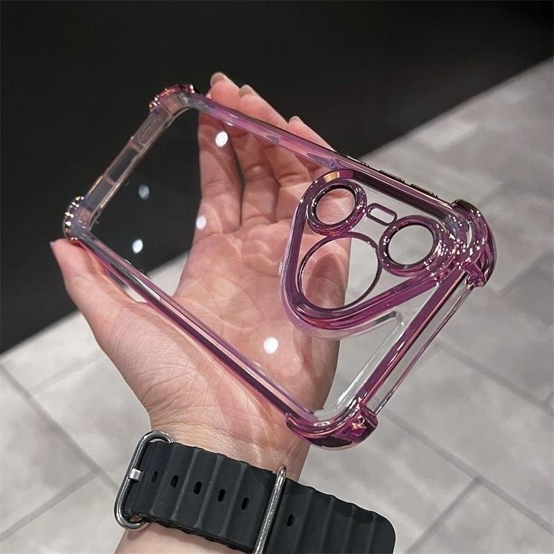 

Four Corners Thickening Plating Silicone Soft Case For Huawei Pura 70 Pro P60 P50 P40 P30 Mate 30 40 P 50 60 50E 30pro Cover Magic5 Lite