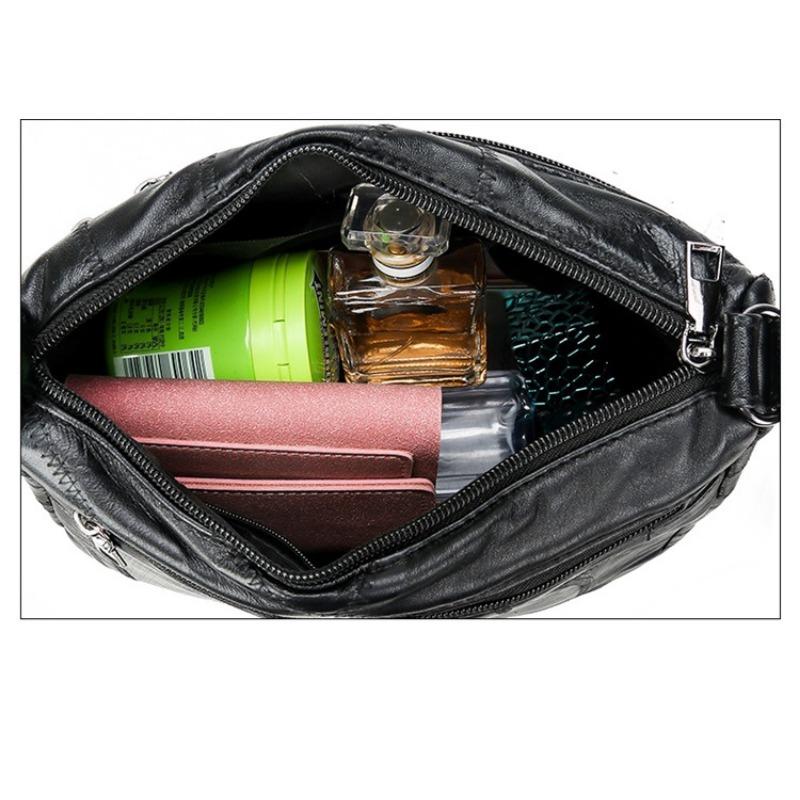 Patchwork Embossed Mom Bag New Large Capacity Shoulder Bag Crossbody Bag Korean Fashion Trendy Casual Bag Women