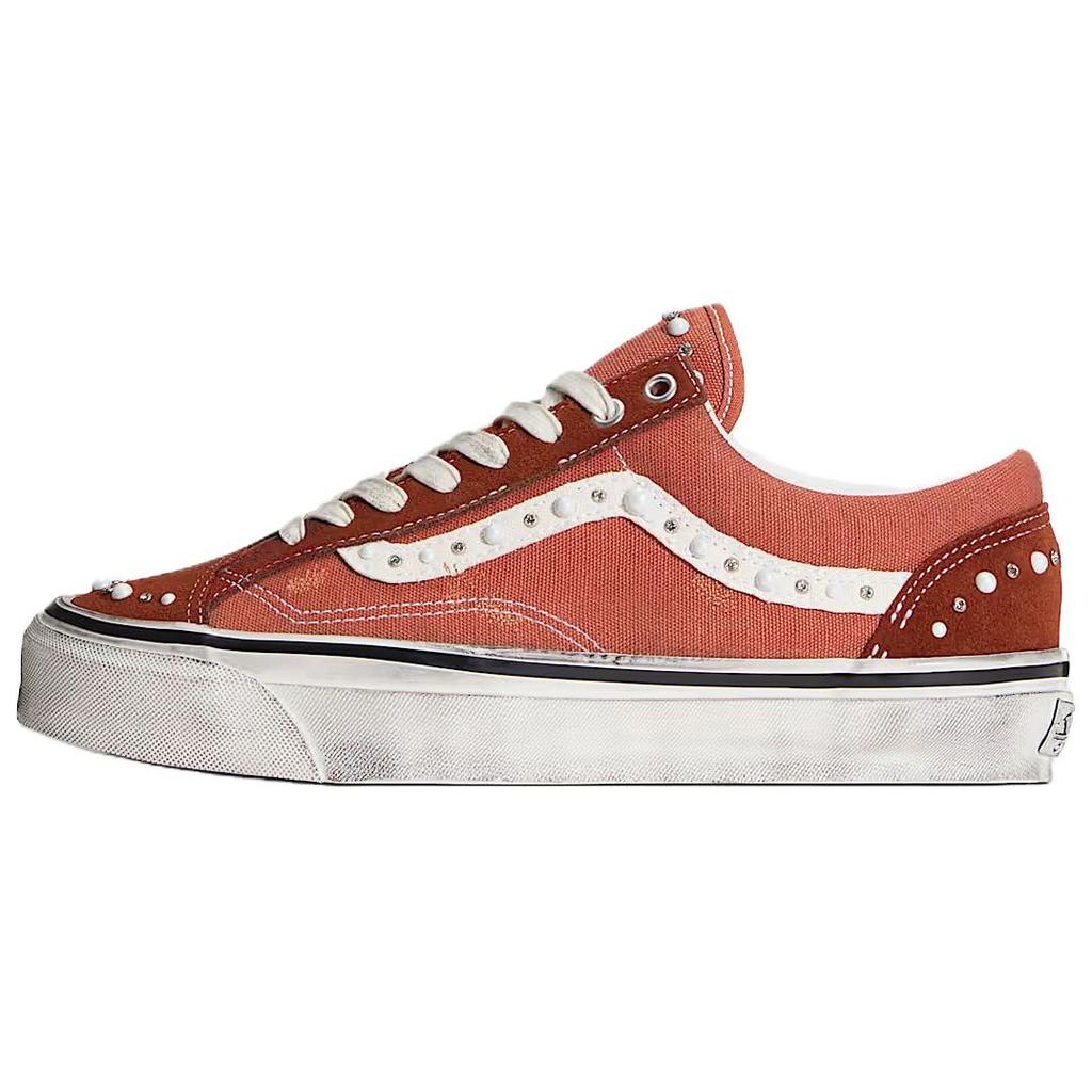 Vans Premium Old Skool Lage Skateboard Schoenen Unisex Baksteenrood VN000E8VFSB