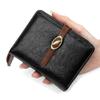 Womens Fashion Leather Wallet With Multiple Card Slots And Coin Pocket For Daily Use