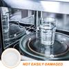 Amosfun Microwave Turntable Plate, 24.5cm, Heat-Resistant Glass, Microwave Turntable Replacement, Round Rotating Plate, Oven-Safe, Home Microwave Acce