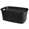 Black Bathroom Laundry Basket 35 L