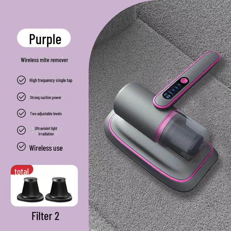 Handheld Wireless UV Sterilizer & Vacuum for Bed/Dust Removal