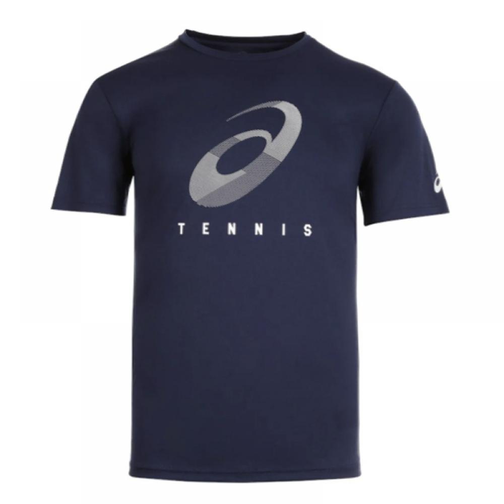 

ASICS Coat M Spiral Tee 2041A148400 Men s Short Sleeve Round T Shirt