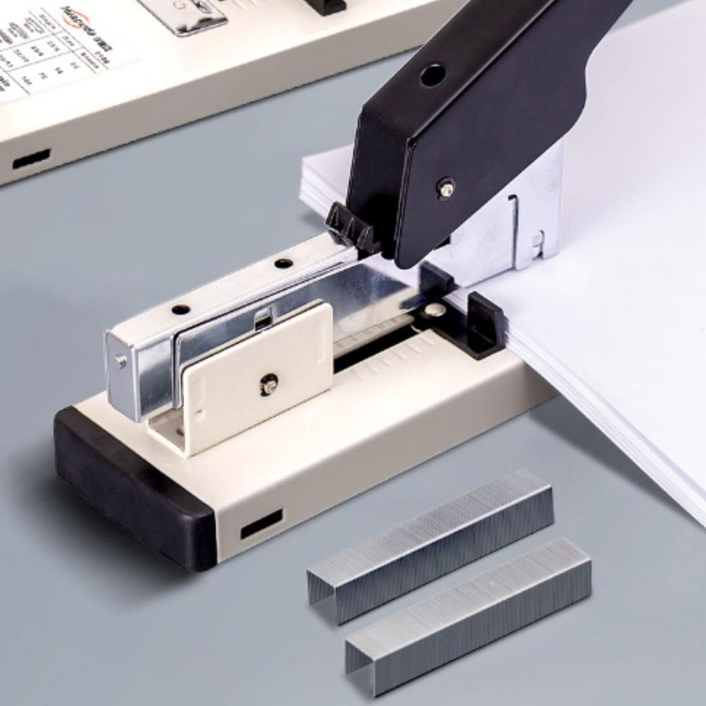 HOTQ Large Stapler, Desktop Stapler, No Needle Stapler, Book Desk, Commercial Stapler, Staple Capacity: Up To 100 Sheets, Large Stapler