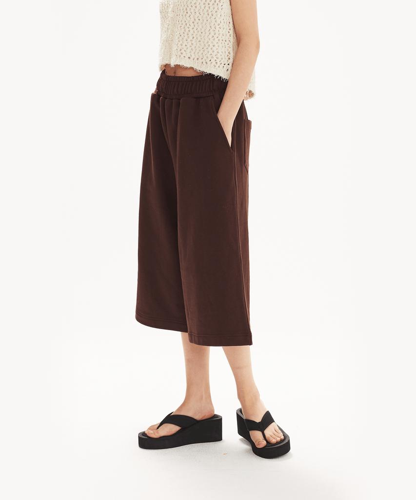 LEINJI Jersey Bermuda Pants (Brown)