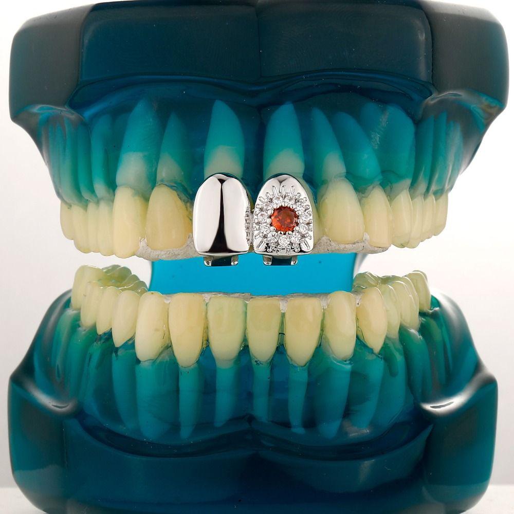 Bling Hiphop Teeth Grillz Removable Charm Teeth Grillz Fashion Men Women Jewelry  Dental Crown