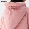 M.Latin Girls' Fluffy Long Down Jacket