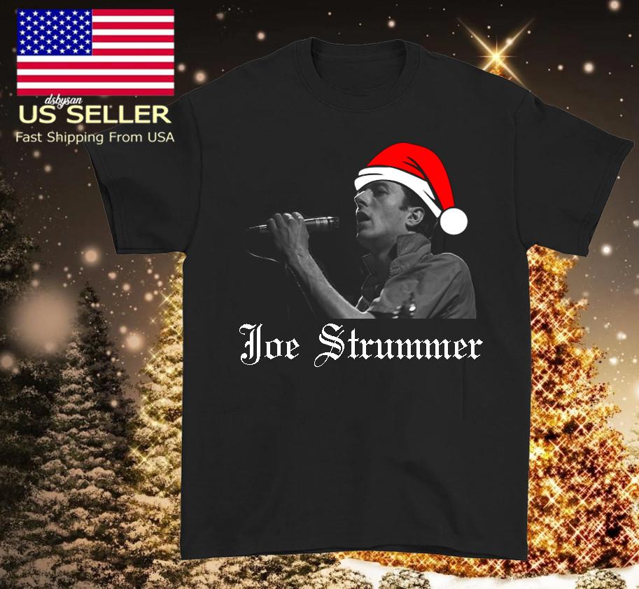 Joe Strummer The Clash band black T-shirt Unisex CHRISTMAS SHIRT XX600 M