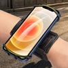 Detachable Sports Armband Phone Holder with 360° Rotation Silicone Design for Running Cycling Hiking