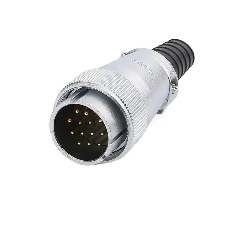 WEIPU WS32 TQ+Z M32 4 6 8 10 11 12 13 19Pin Male Plug Female Socket Panel Automotive Connector 10-50 A  AC DC High Voltage Power