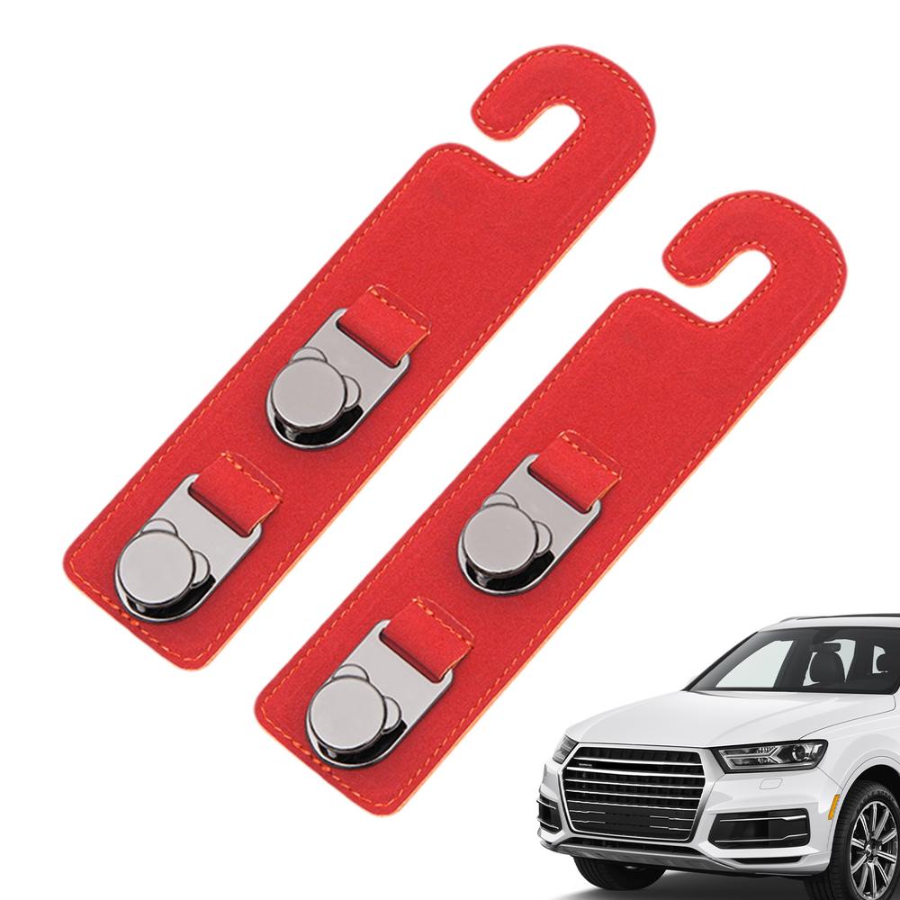 Aufbewahrungs-Kopfstützen-Kleiderbügel, platzsparende Rücksitz-Kleiderbügel, glatte Auto-Zubehör-Auto-Organizer-Haken für Handtasche, Geldbörse, Mantel