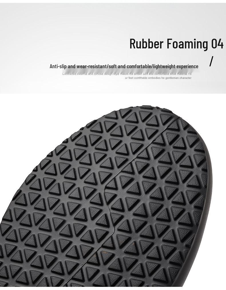 Men's Trendy Thick Sole Cowhide Skate Shoes - Height Increasing Casual Sports Shoes