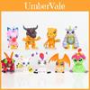 Digital Monster Figurine Model For Anime And Cartoon Lovers With Pvc Material 4-5cm