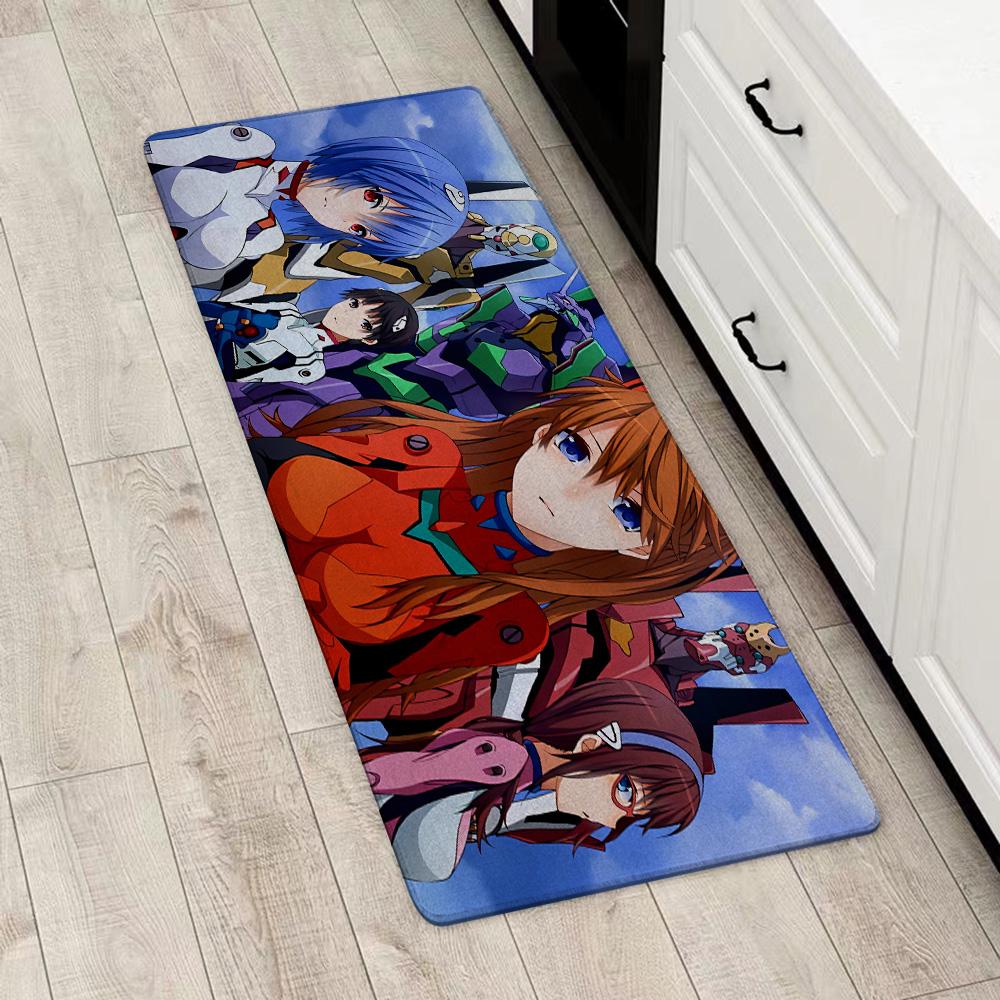 Entrance Front Door Doormat Game Evangelions Non-slip Kitchen Rug Living Room Rugs Balcony Bathroom Foot Mat Floor Mats Carpet