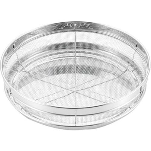 Kanei Kogyo Fresh Food Declaration Shallow Colander & Tray Set 25cm (Boxed) Made In Japan