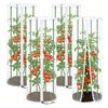 Yousheng Garden Bird Netting for Round Triangular Tomato Cage Breathable Mesh Netting Insect Barrier Netting with Zipper Drawstring Plant Cage Cover