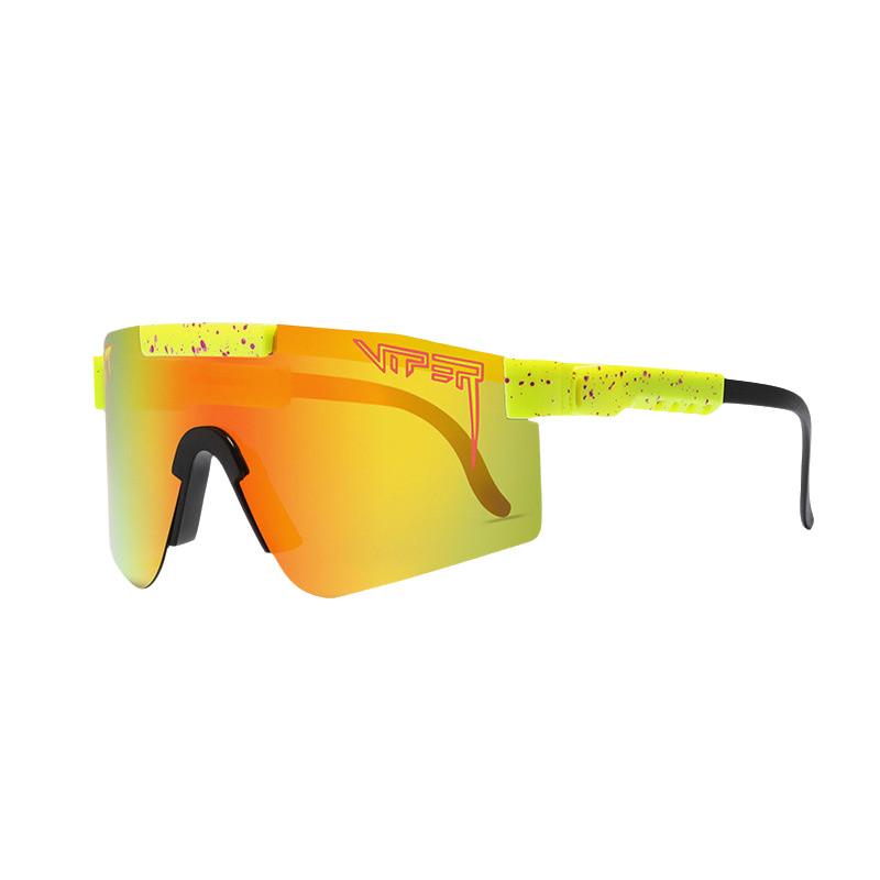 Fashionable Pit Viper Outdoor Sunglasses With Polarized Lenses And Windproof Design For Enthusiasts